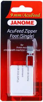 Janome AcuFeed Zipper Foot (Single)